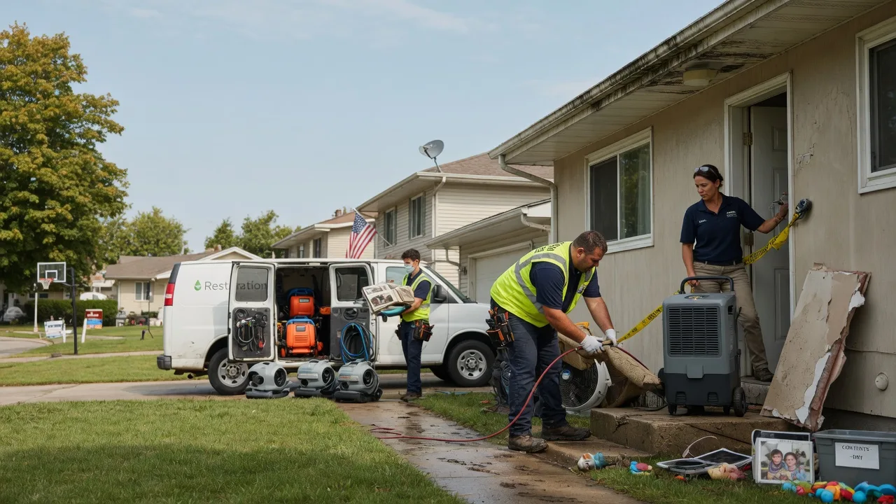 Water Damage Restoration in Mahomet, IL near me